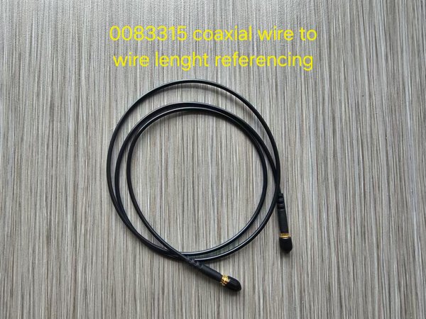 0083315 coaxial wire to wire lenght referencing