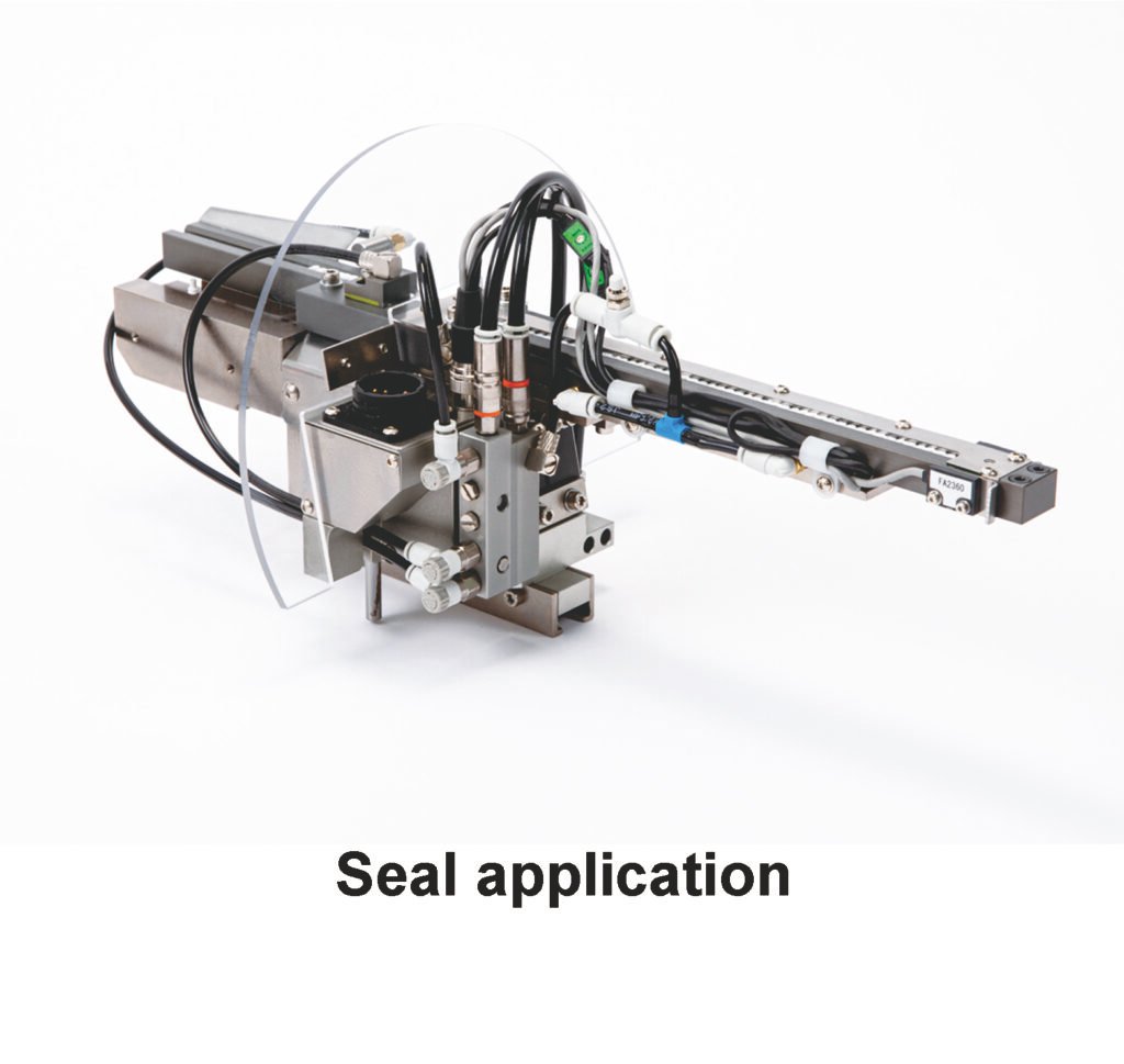 Komax seal application